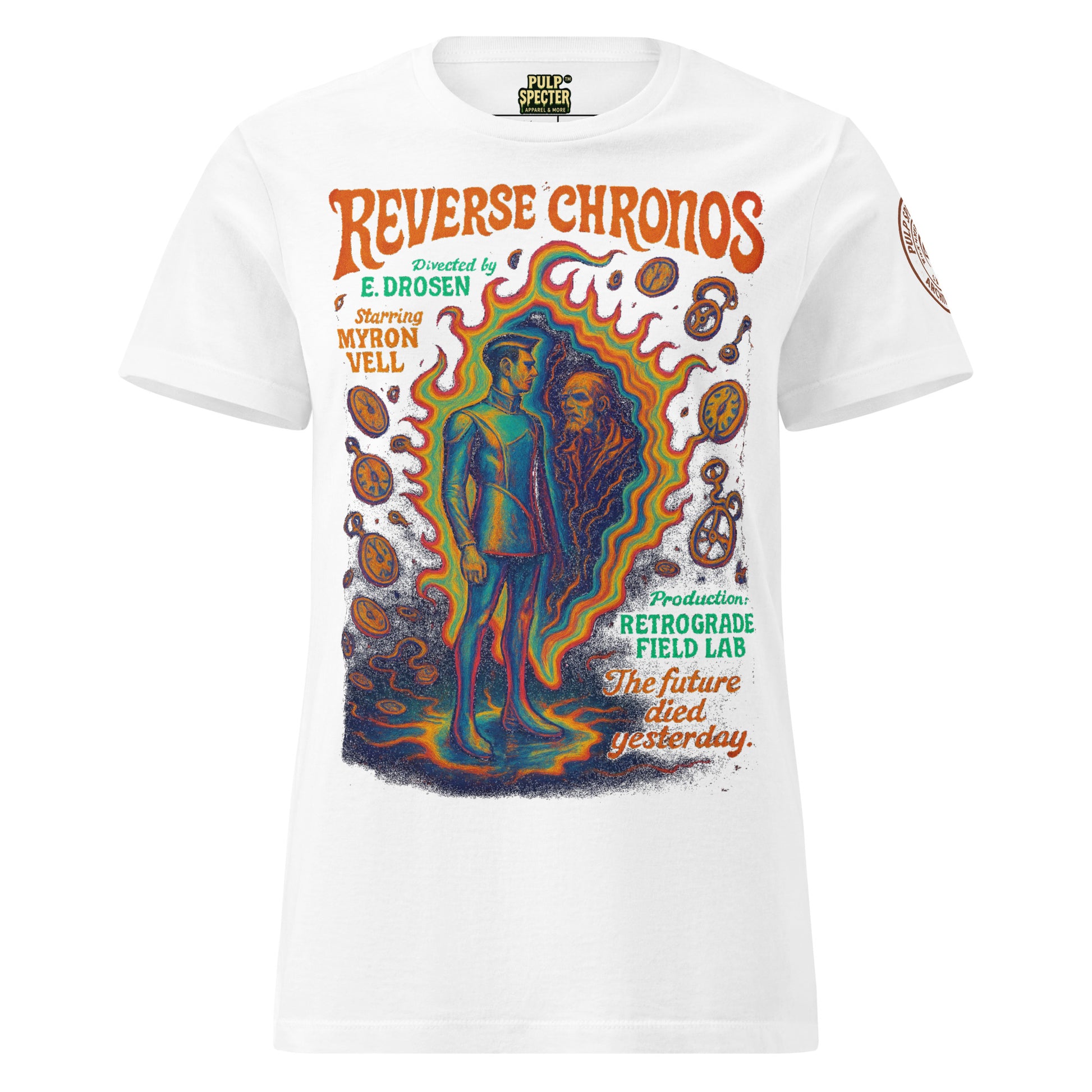 Camiseta esencial mujer. Reverse Chronos. - PULP SPECTER