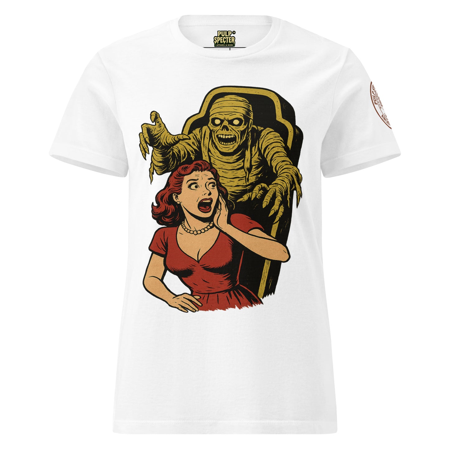 Camiseta esencial mujer. The Curse of the Black Valley.