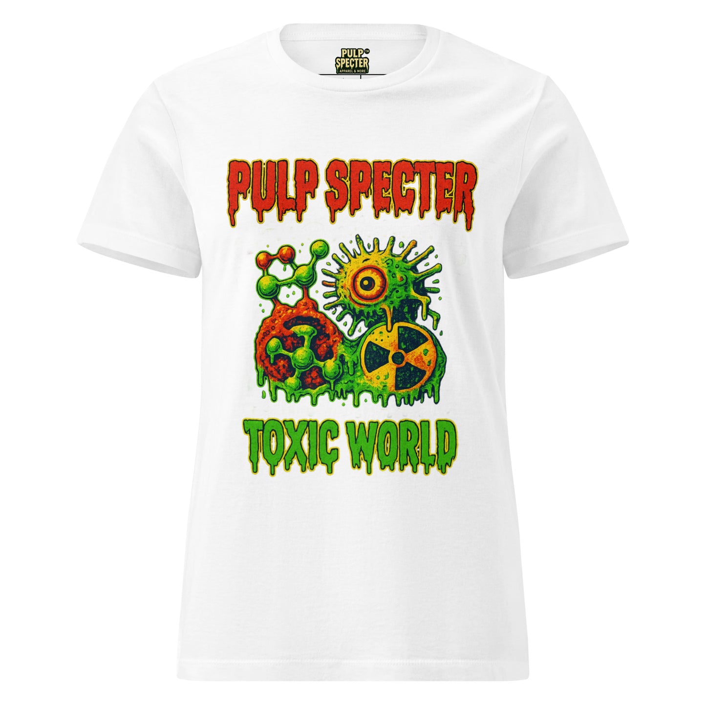 Camiseta esencial mujer. Toxic world. - PULP SPECTER