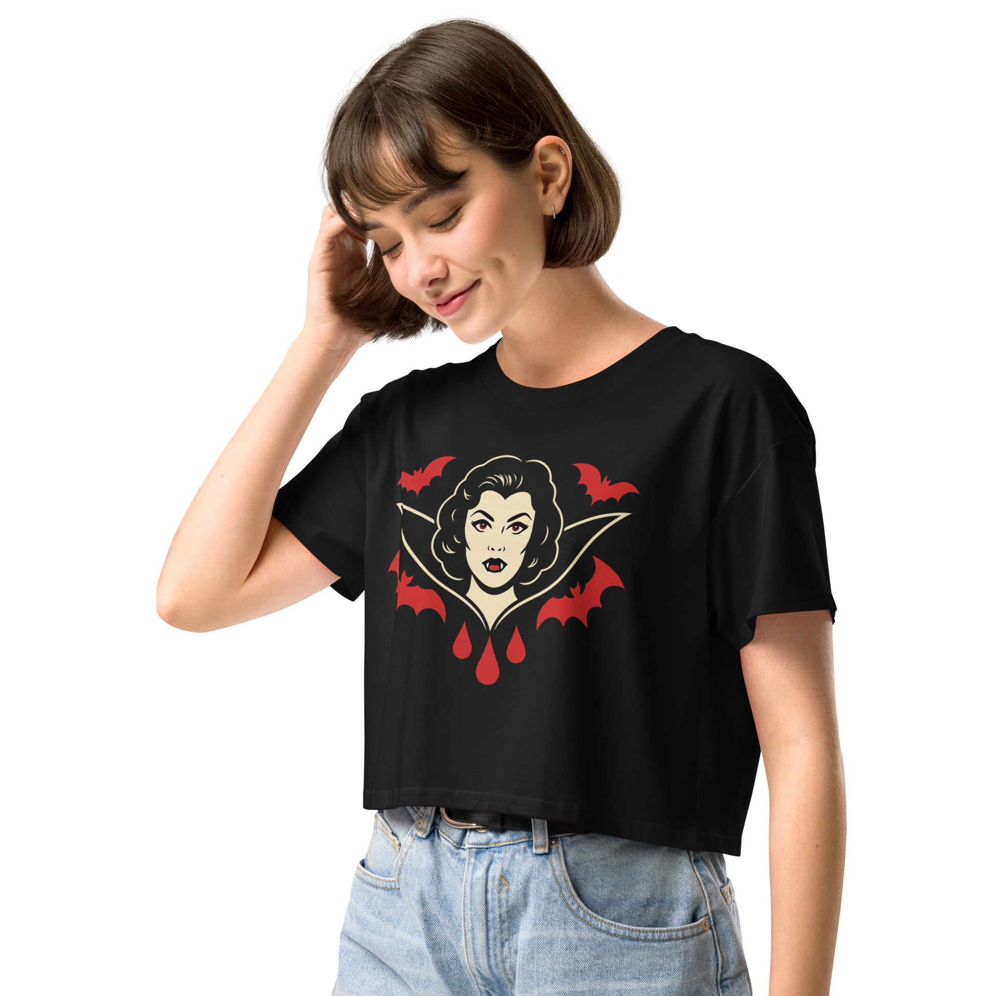 Crop top mujer. The Crimson Countess. - PULP SPECTER