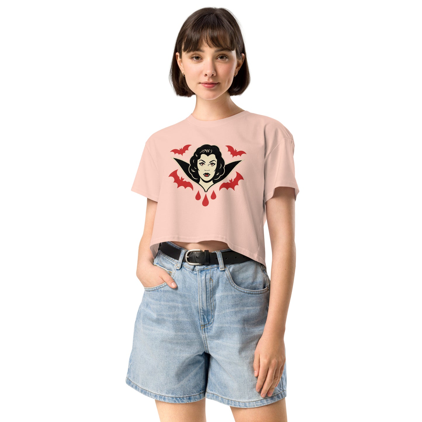 Crop top para mujer. The Crimson Countess. - PULP SPECTER