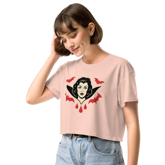 Crop top para mujer. The Crimson Countess. - PULP SPECTER