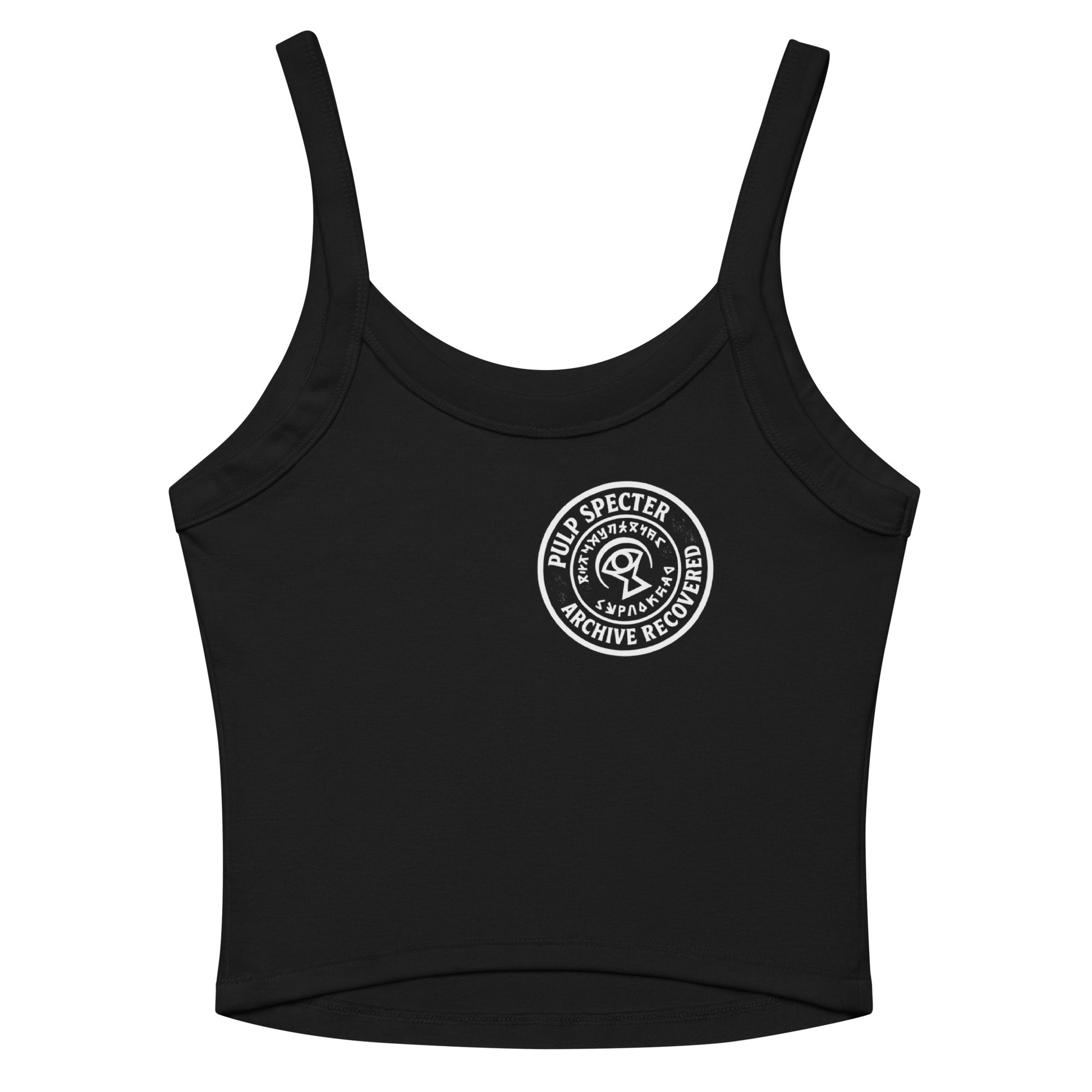 Camiseta de tirantes de canalé para mujer. Frank. - PULP SPECTER