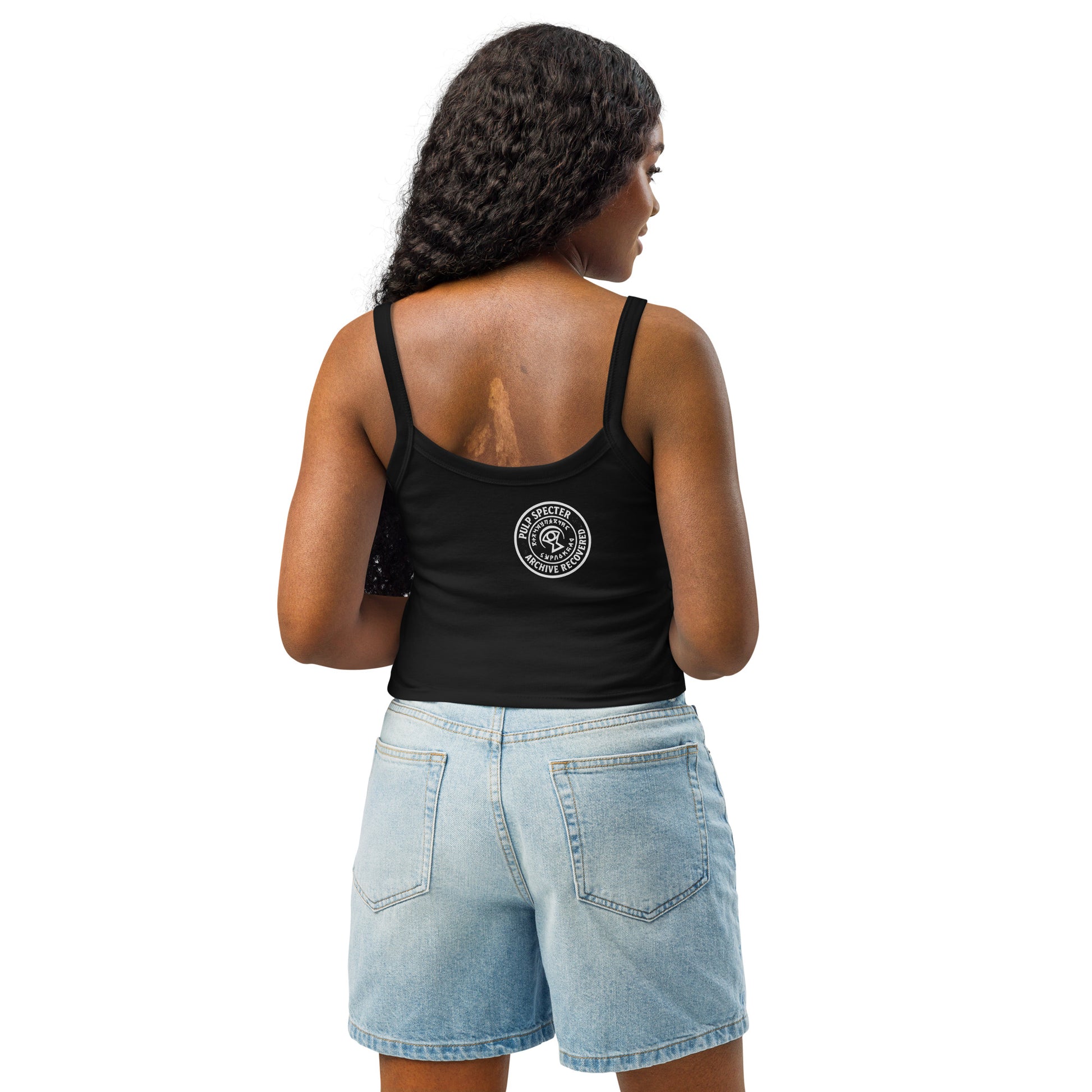 Camiseta de tirantes de canalé para mujer. Frank. - PULP SPECTER