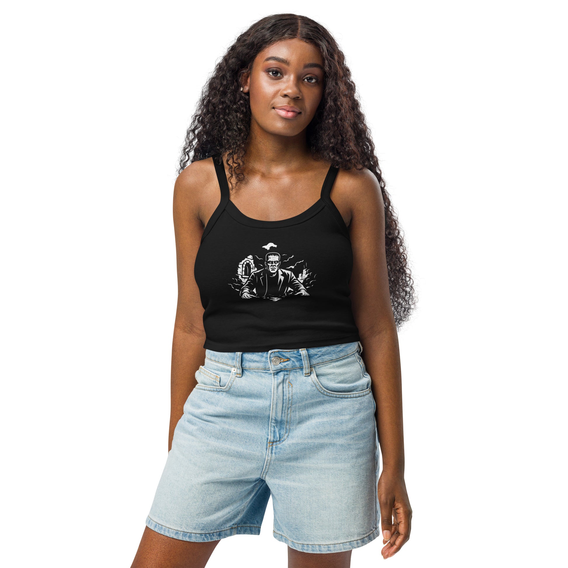 Camiseta de tirantes de canalé para mujer. Frank. - PULP SPECTER